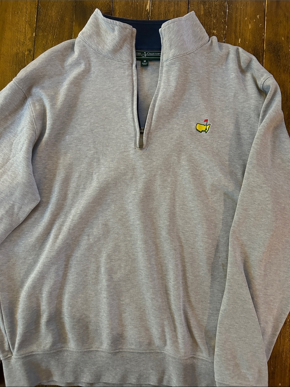 Master Grey Quarter-Zip Sweater